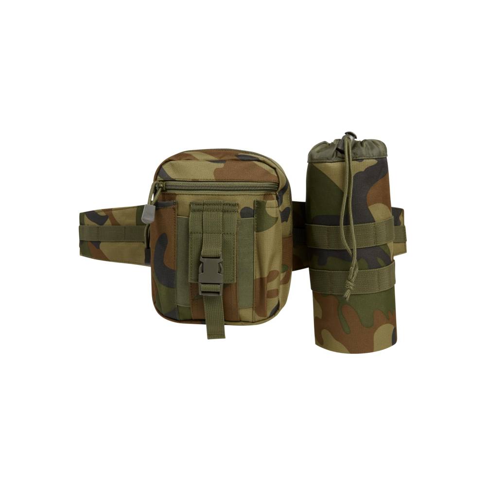 Brandit - waistbeltbag Allround woodland Heuptasje - One size - Groen